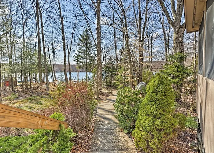 Pocono Lake Paradise W/ Private Beach & Dock!